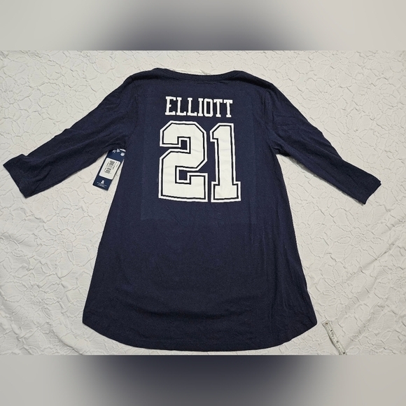 NWT NFL Dallas Cowboys #21 Elliott elbow shirt - Picture 6 of 8